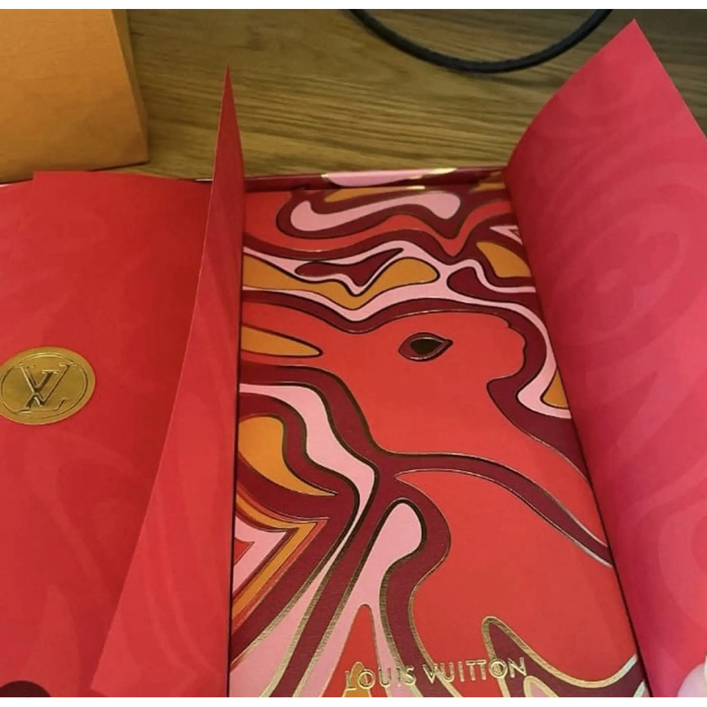 LOUIS VUITTON LV Angpao Imlek / Amplop CNY Red Envelope / Hong Bao Merah