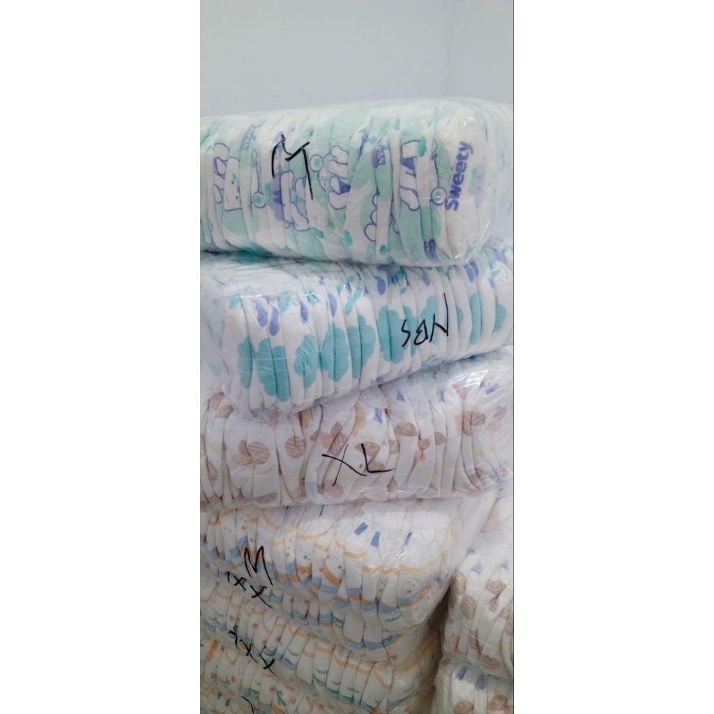 Pampers Sweety Non Kemasan - Celana Popok Bayi Size M, Daya Serap Tinggi, Aman Digunakan