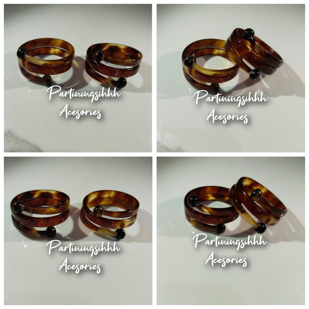 Gelang bayi 2ulir ujung pentol