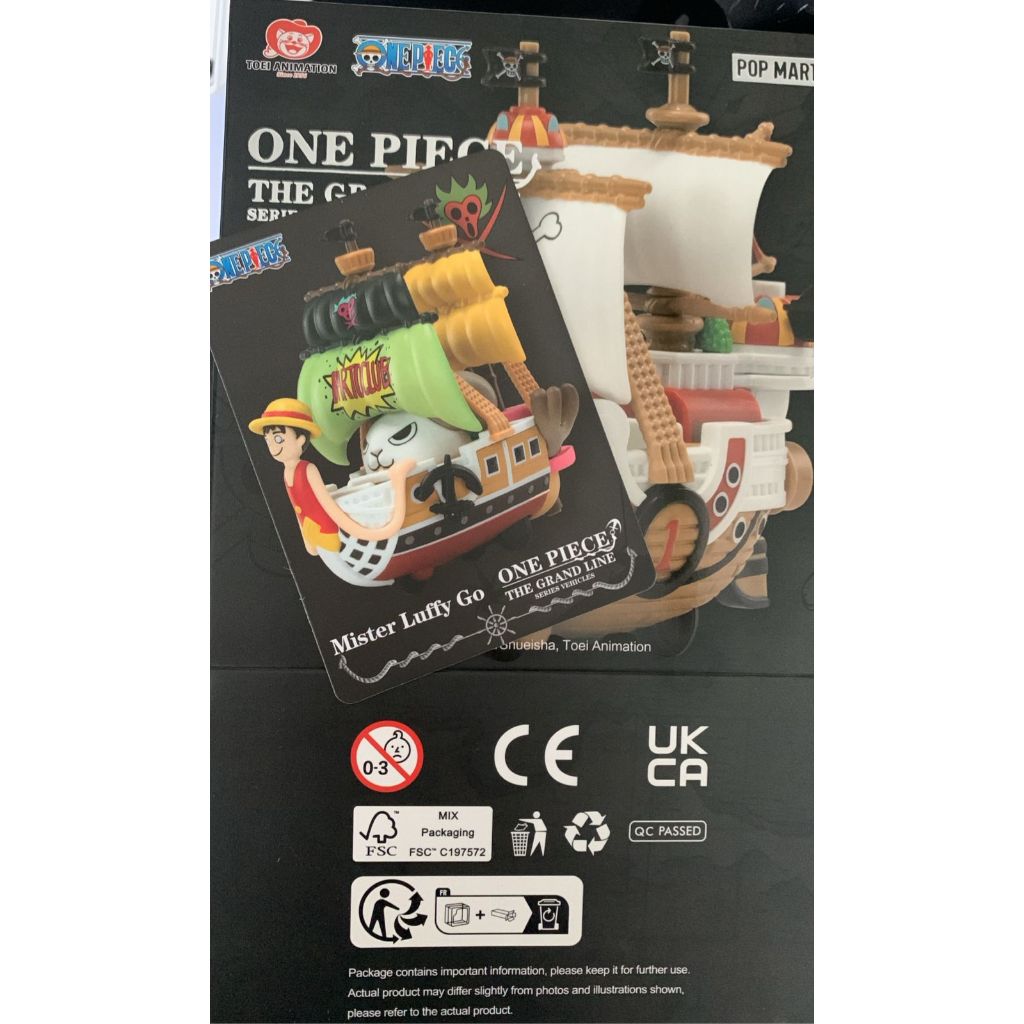 READY STOCK POP MART ORIGINAL ONE PIECE KAPAL - POP MART