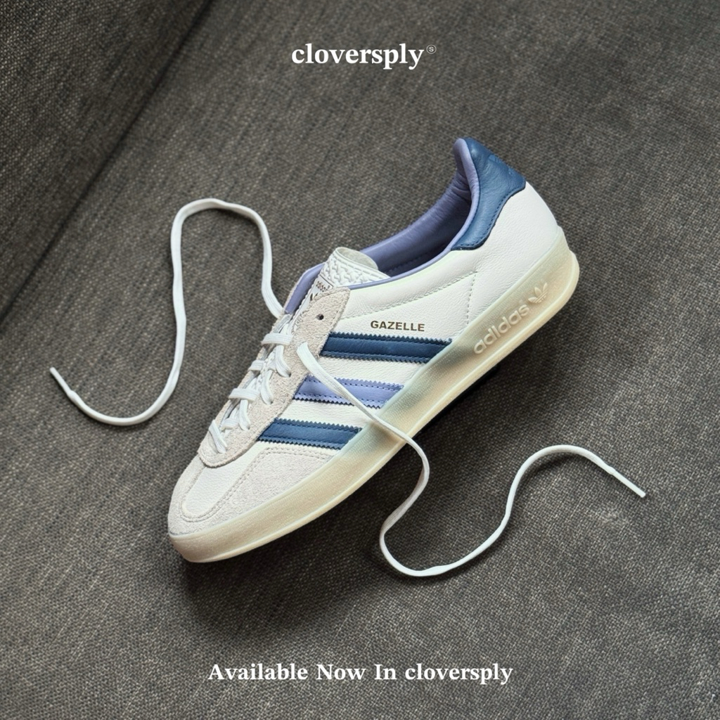 ADIDAS ORIGINALS GAZELLE INDOOR CORE WHITE NAVY