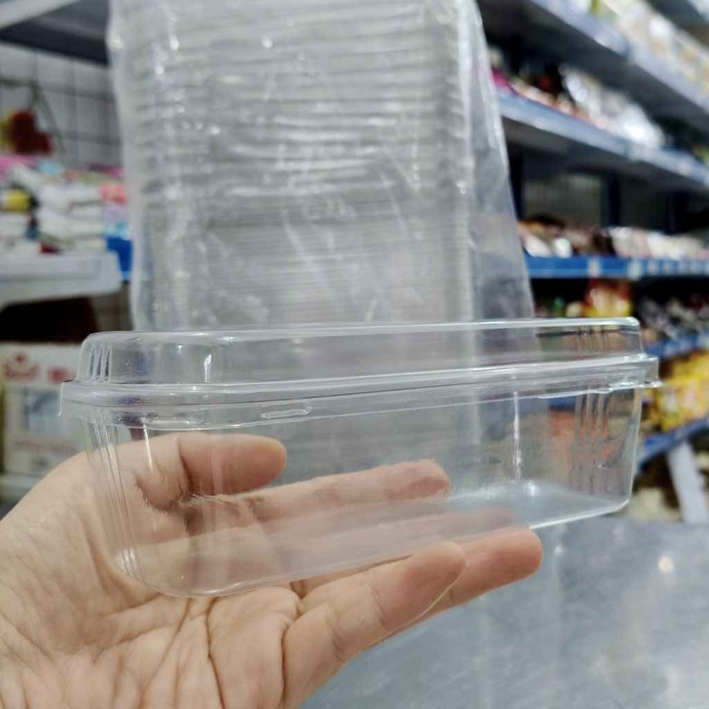 50pcs Mika Dessert 300gr/Wadah Dessert Box/Mika Salad Buah/Mika Kue/Tray Mika Dessert/Mika Kue/Box D