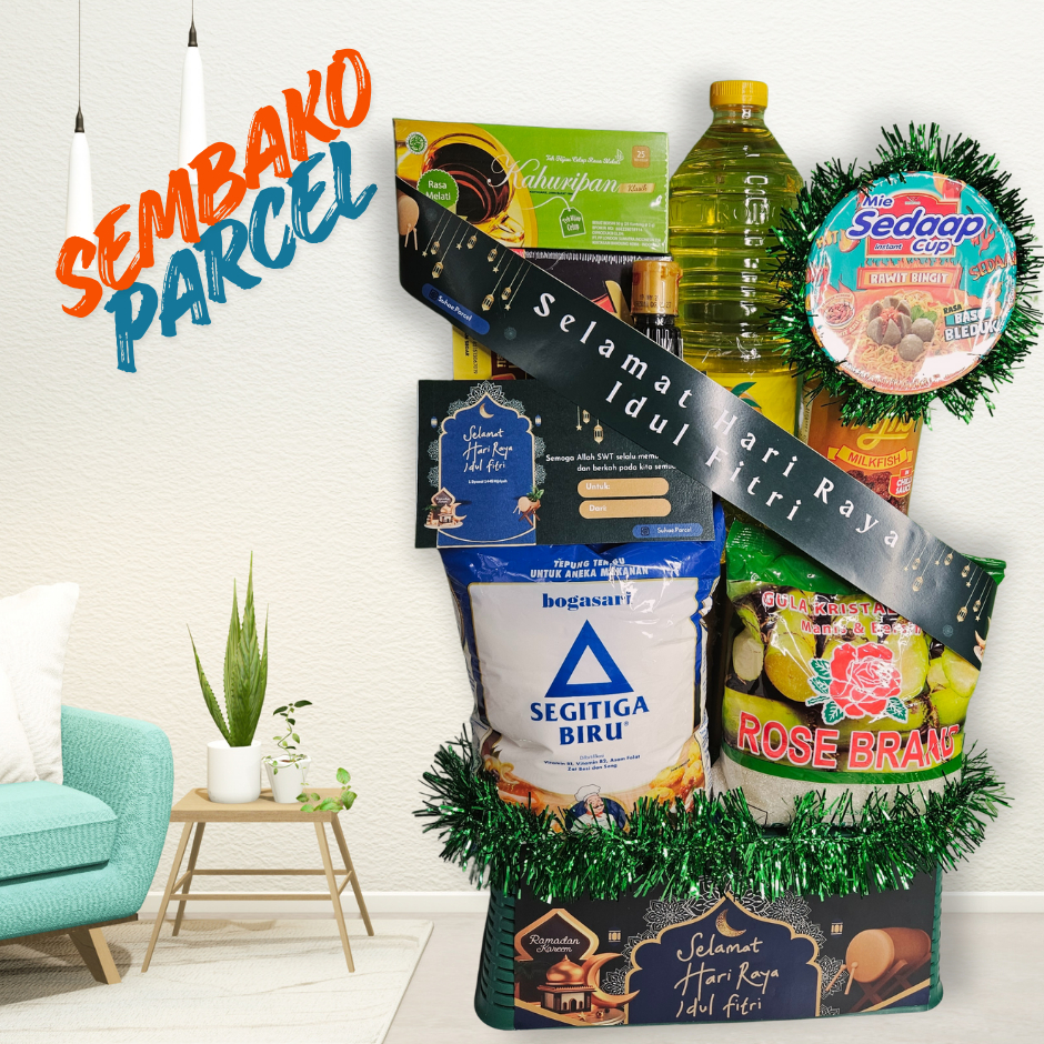 Parcel Sembako Premium Murah - Isian Lengkap Berkualitas Bingkisan Lebaran