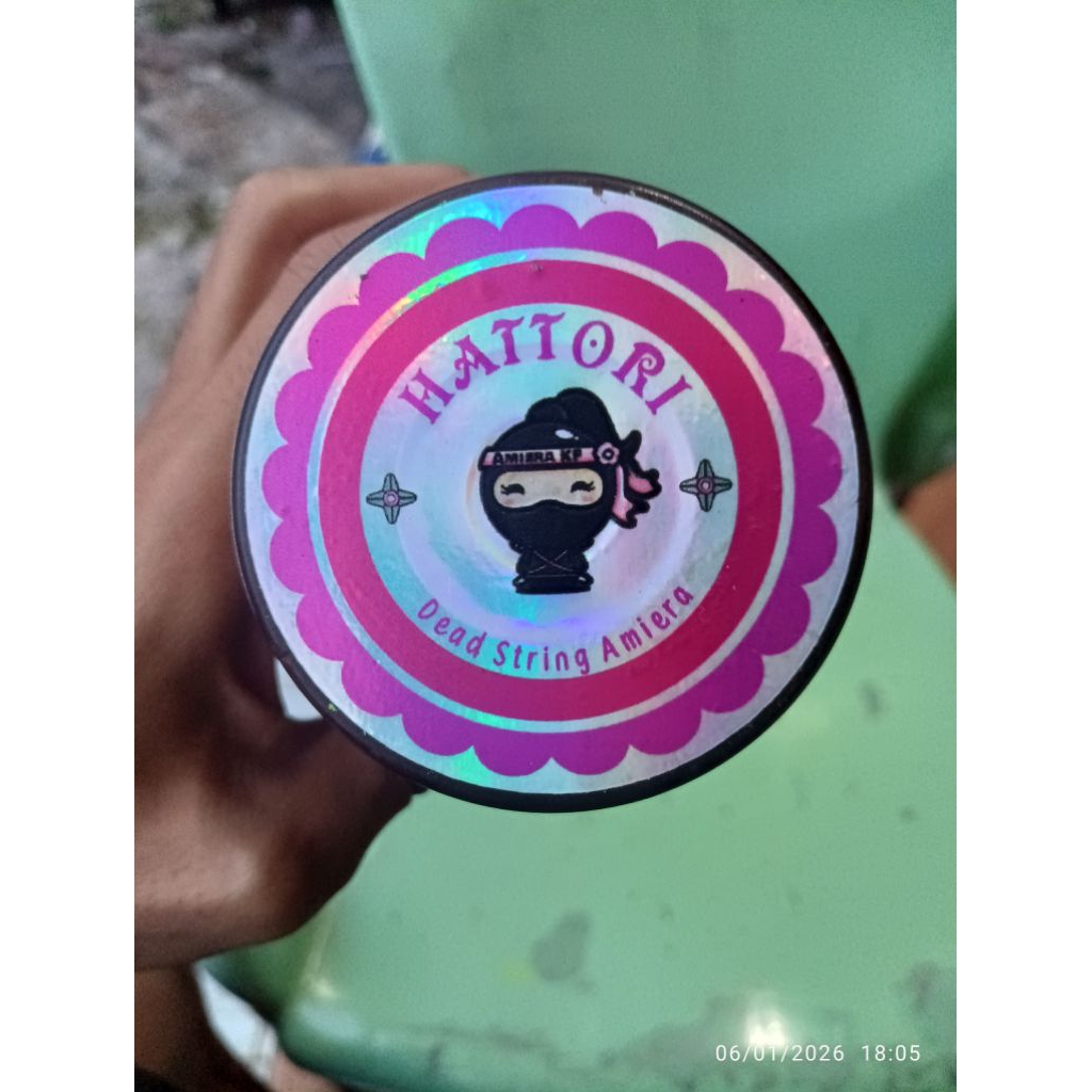 Gelasan Hattori Amiera Logo Pink Dobel Label Hattori Hijab