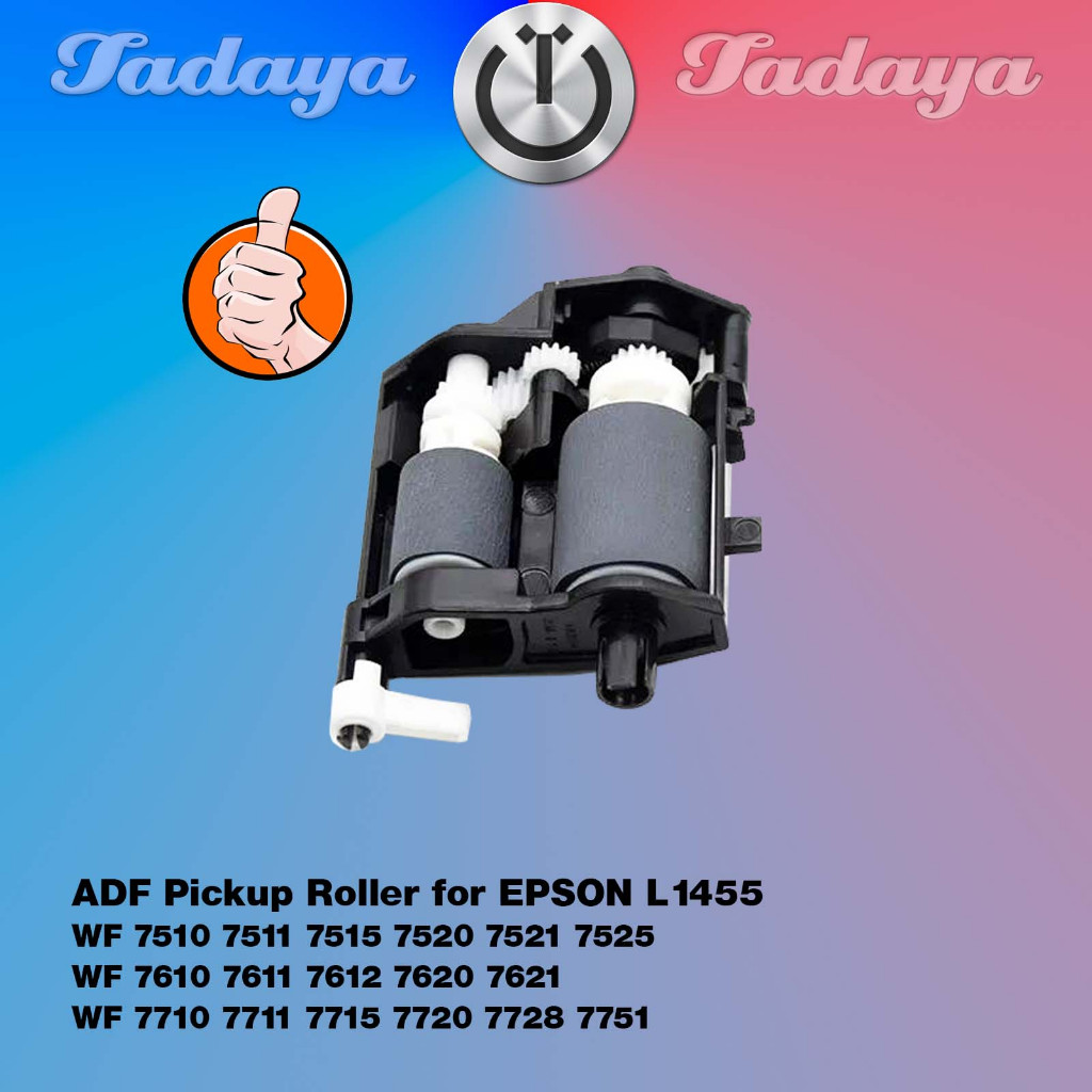 ADF Pickup Roller Set  L1455 WF-7511 WF-7611 WF-7711 Penarik Kertas Scanner Epson Pick Up Roler Kit 
