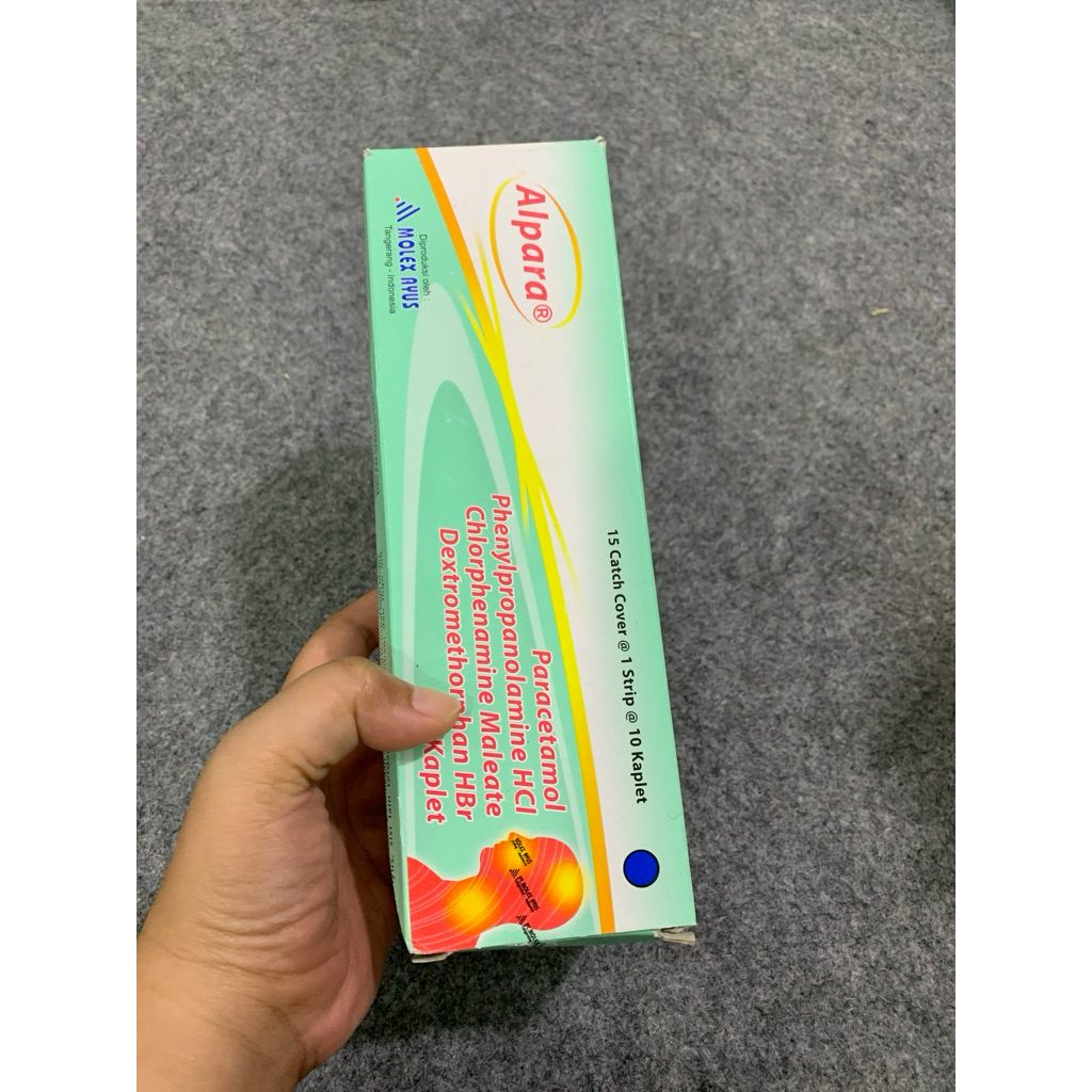 Alpara Kaplet Obat Batuk dan Flu, 1 Strip Isi 10 Kaplet