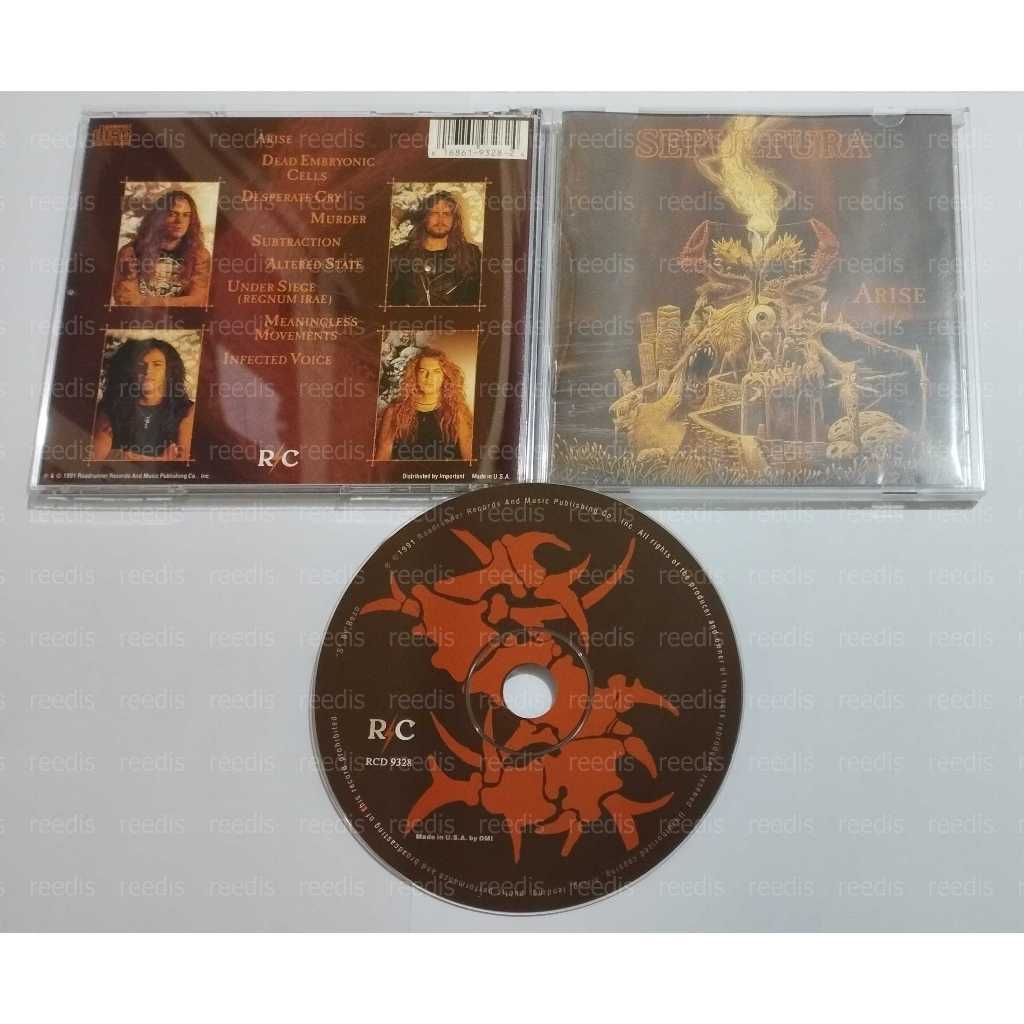Sepultura - Arise, 1st press US - CD