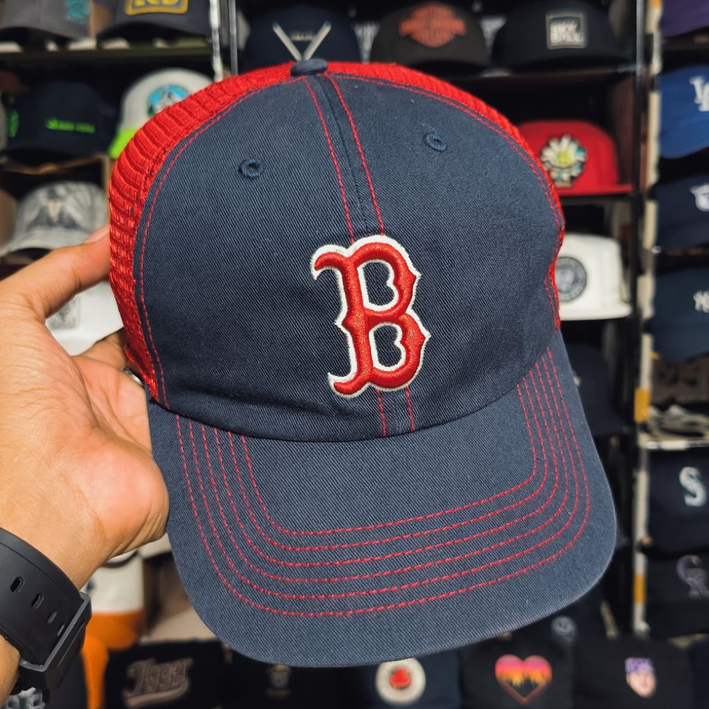 Topi trucker MLB Boston red sox