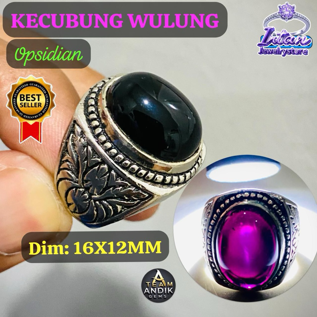 BATU KECUBUNG WULUNG RING ALPAKA SUPER CUSTOM
