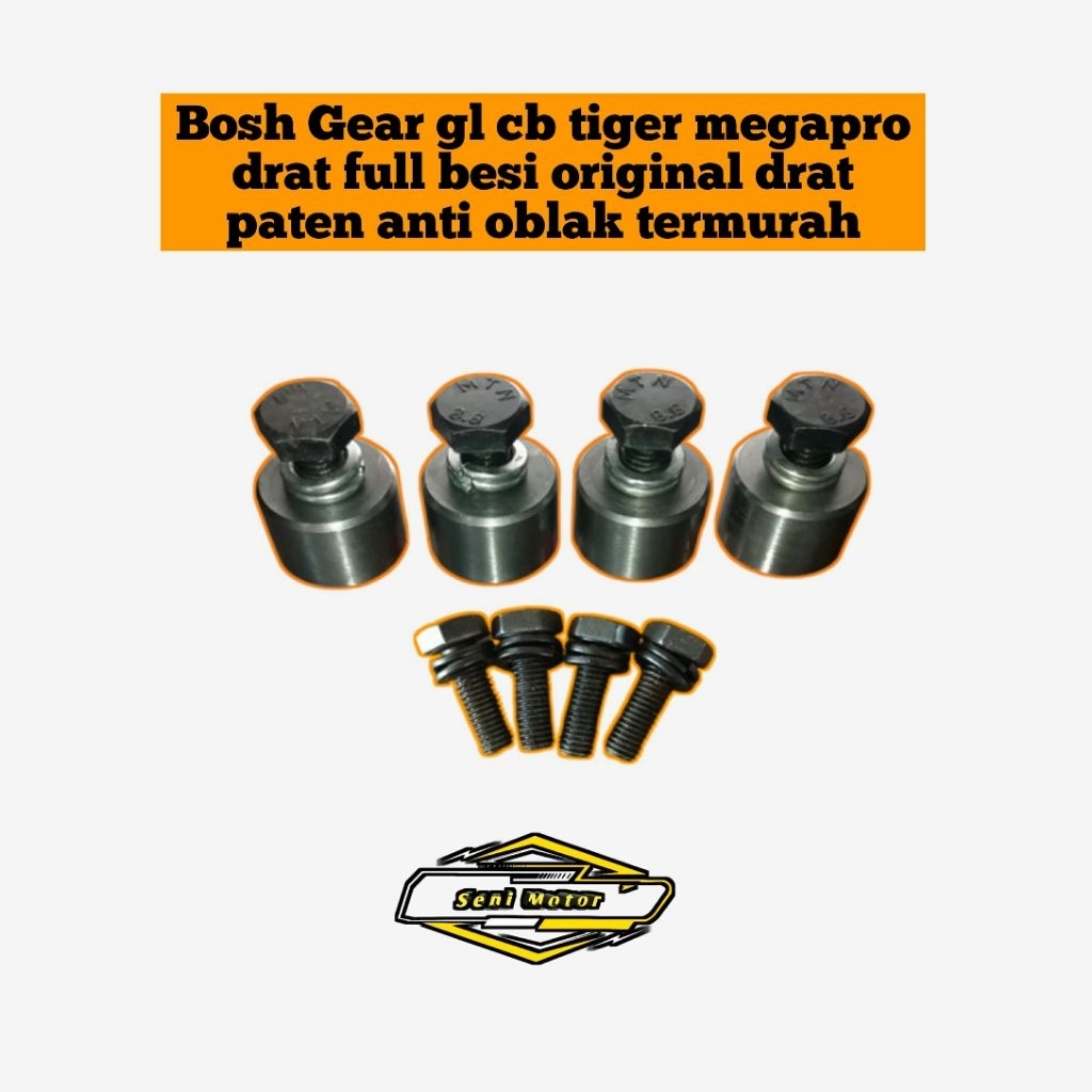 Bosh Gear gl cb tiger megapro drat full besi original drat paten anti oblak termurah
