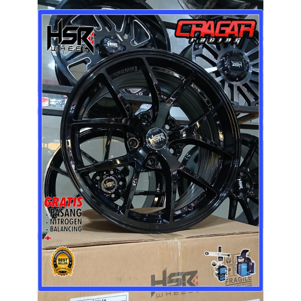 Velg Mobil Hsr Wurzburg F1 R17 Hole 5x120 Buat Bmw F10 Bmw F30 E46 Mini Countryman Dll