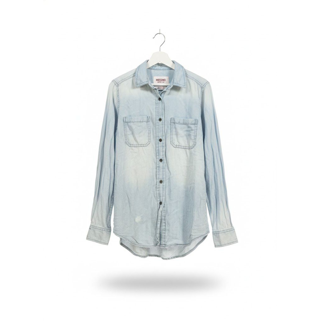 shirt jeans Mossimo Kemeja jeans branded wanita