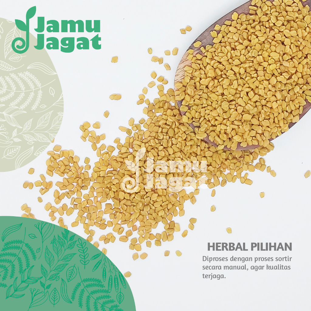 Biji Klabet 500gr Organik Fenugreek Grade A