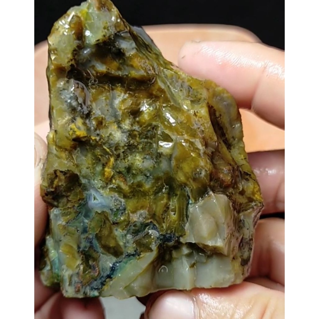 Z16 - 2 Ons - Batu BACAN KEMBANG Obi - Kristal Natural Murah