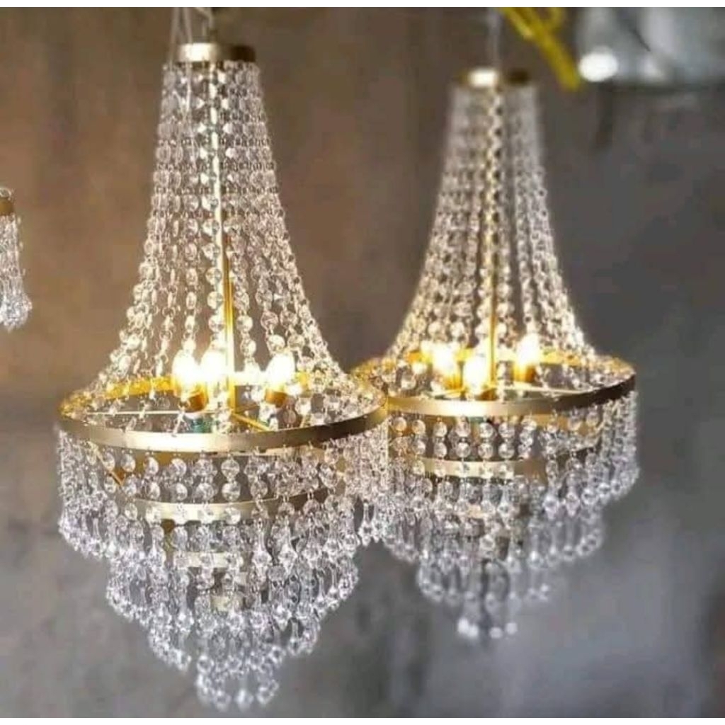 Lampu gantung kristal,Lampu hias,lampu dekorasi, kristal akrilik