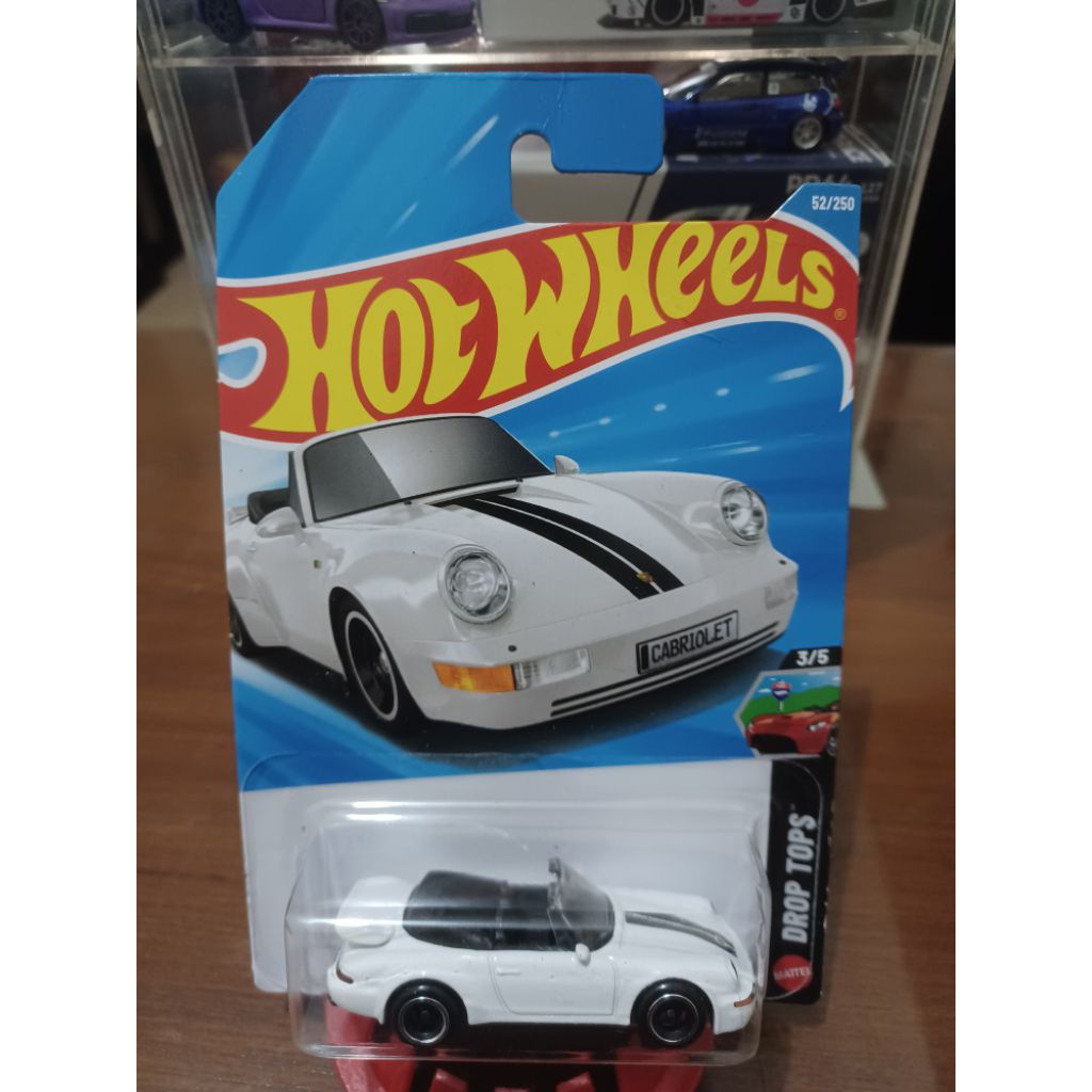 Hot Wheels Porsche 911 Turbo Cabrolet (Putih)