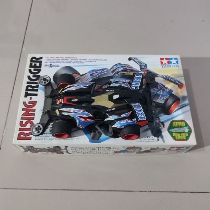TAMIYA MINI 4WD RISSING TRIGGER RARE MIJ ( MADE IN JAPAN)