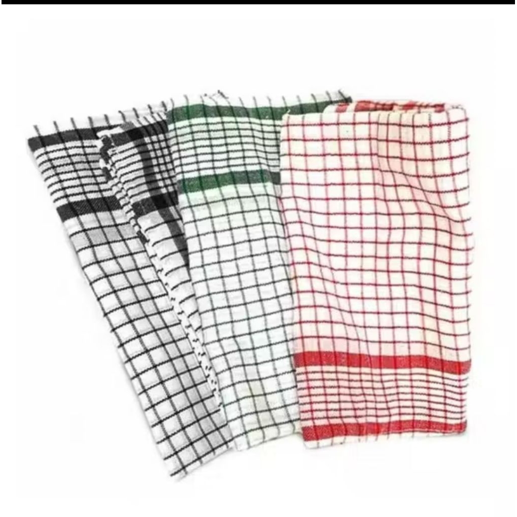 Serbet Dapur Tebal Kotak Isi 12 Pcs 30x30 cm | Lap Makan / Lap Serbaguna Hemat