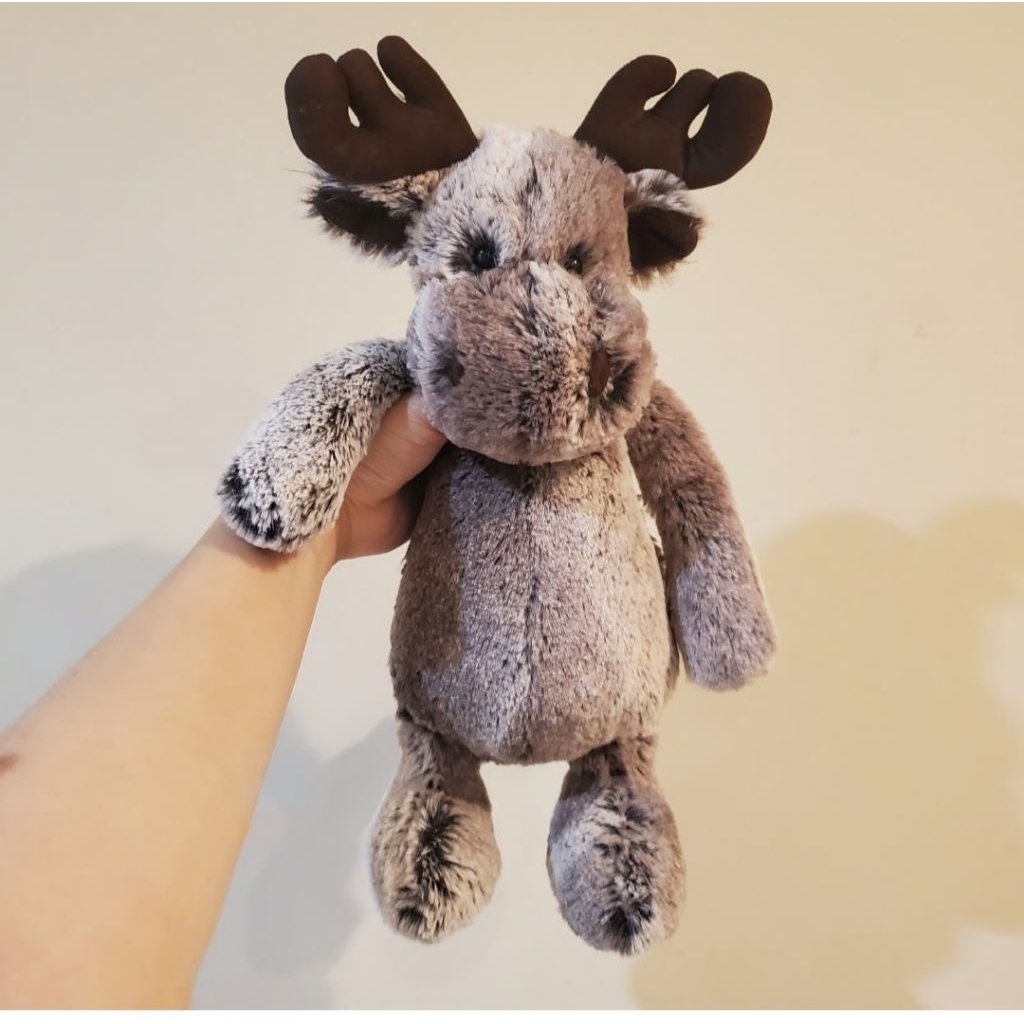 BONEKA JELLYCAT CORDORAY DOG SERIES - BONEKA JELLYCAT BASHFUL MARTY MOOSE