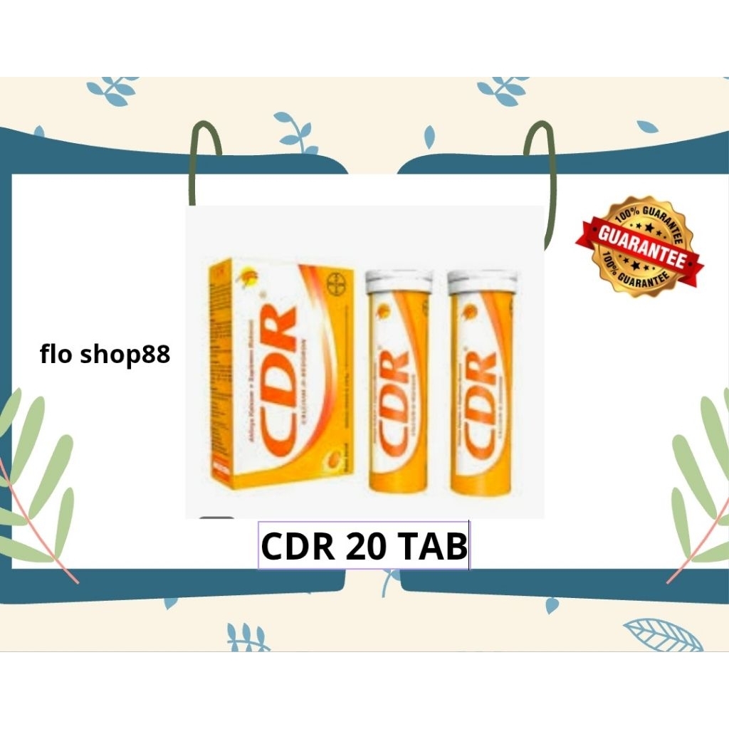 CDR 20 TABLET / CDR TABLET / CDR 2 TABUNG / CDR EFF
