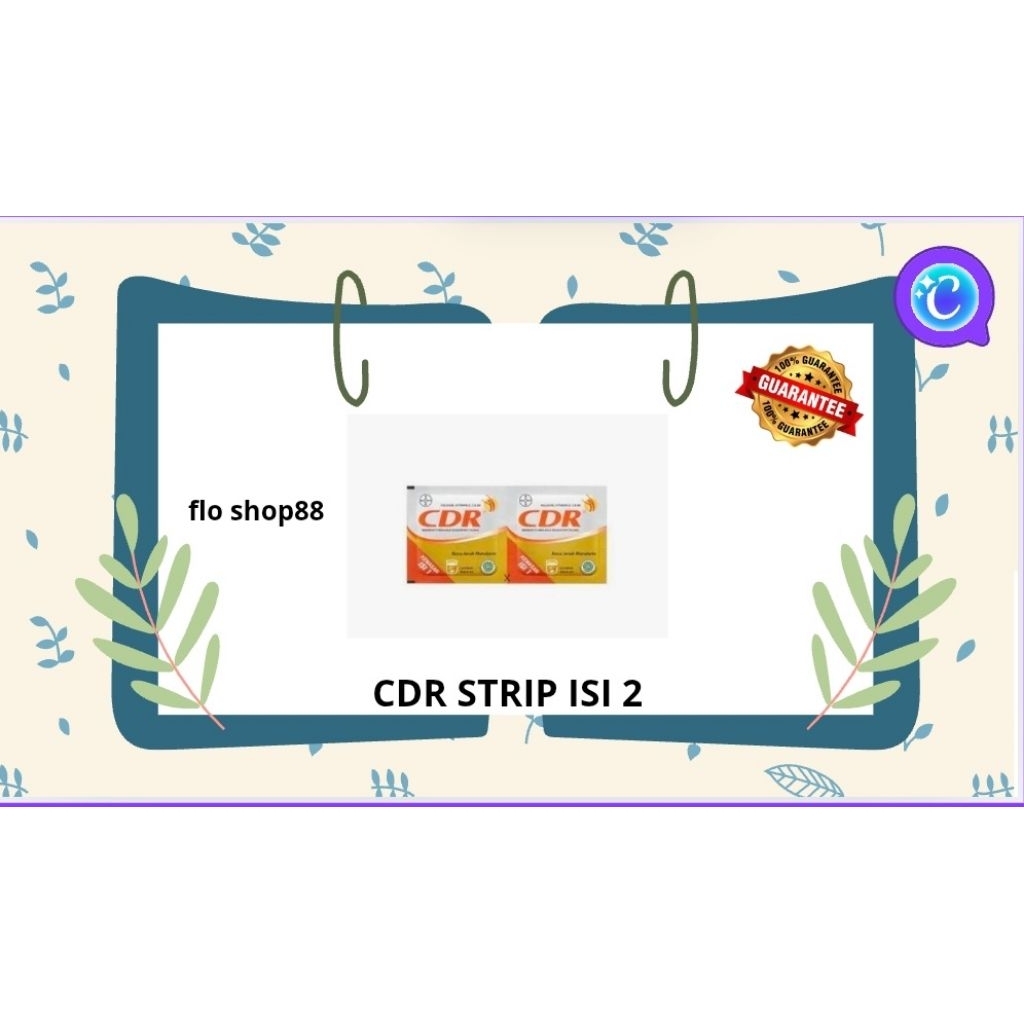 CDR STRIP / CDR ISI 2 / CDR TABLET