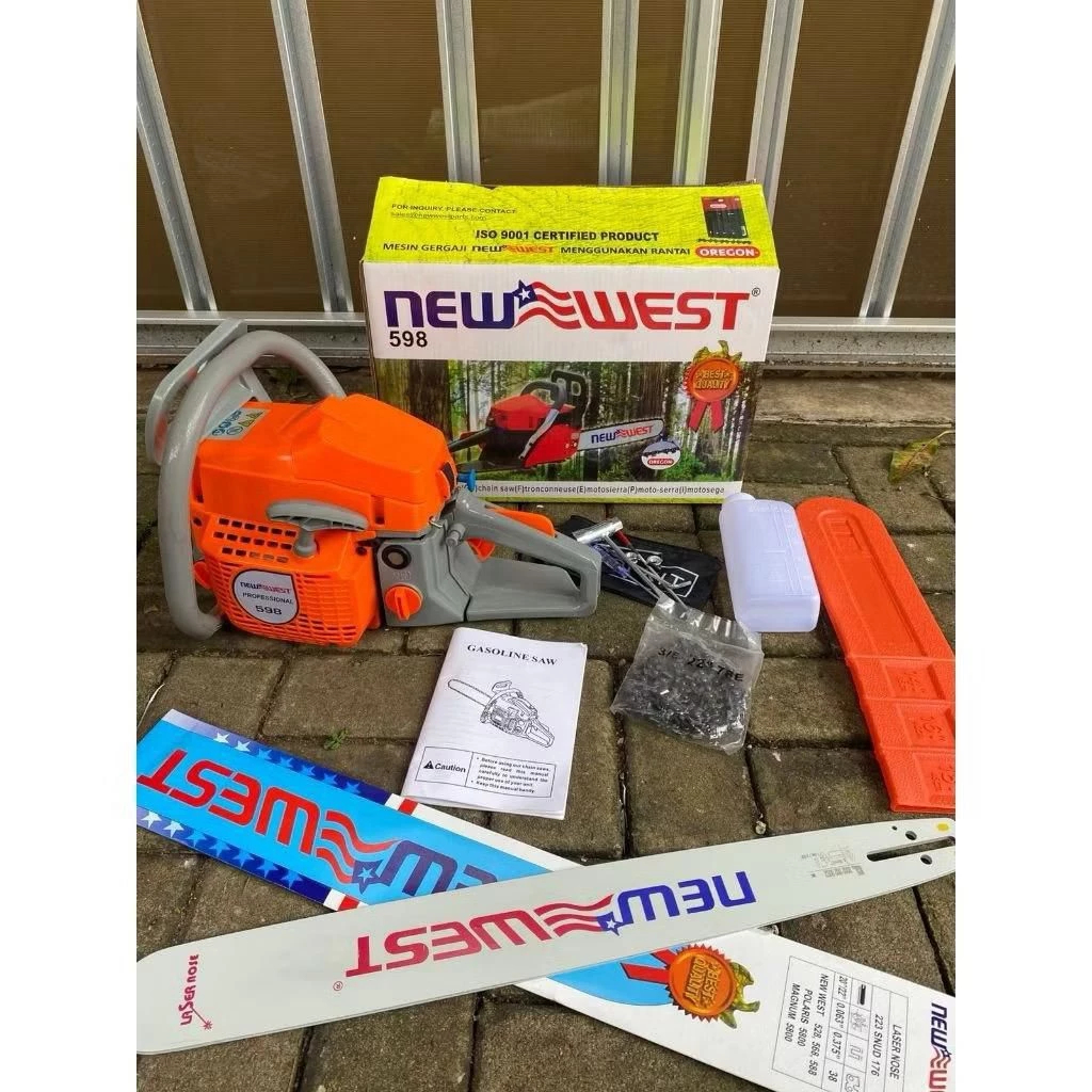 CHAINSAW 598 NEW WEST 22" ORIGINAL FULLSET