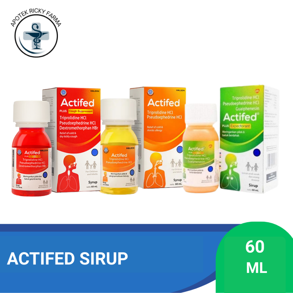 ACTIFED SYRUP - OBAT BATUK DAN FLU
