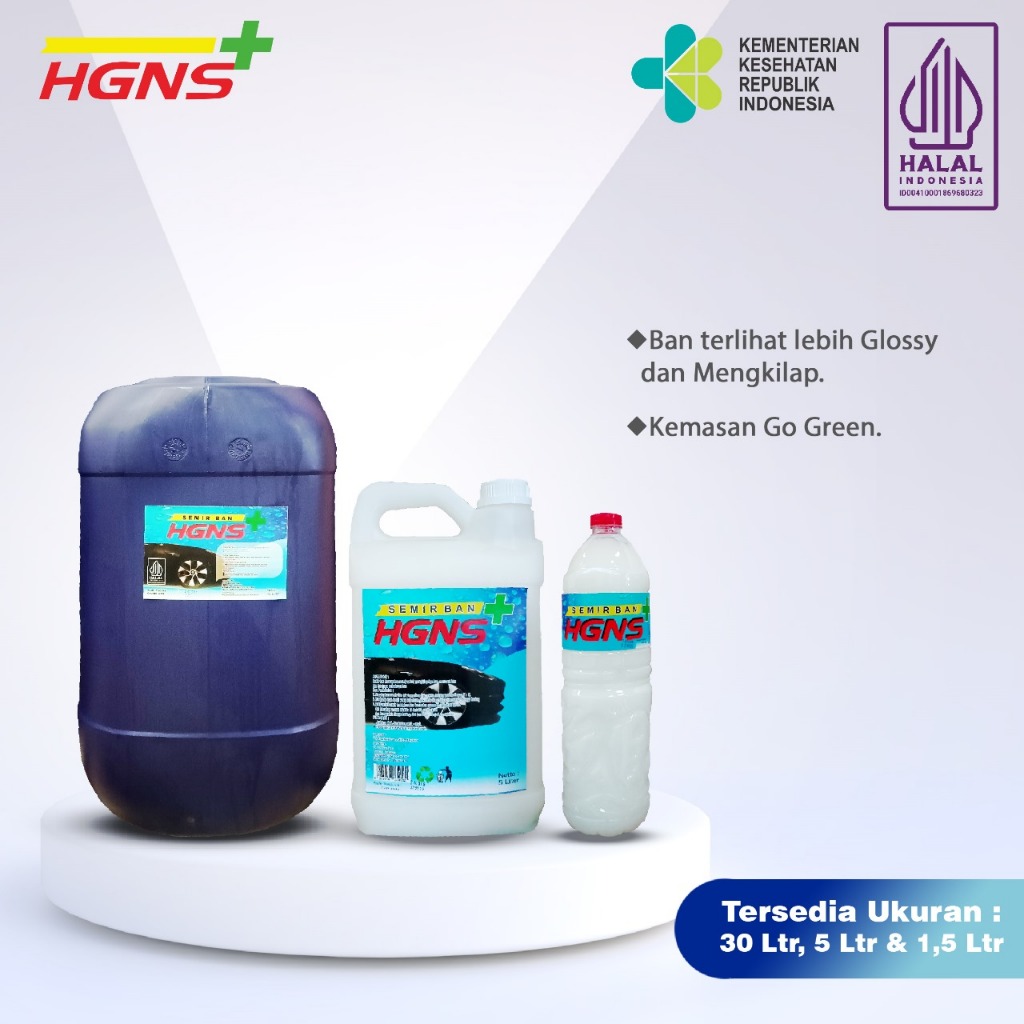 HGNS Semir Ban Motor & Mobil 1,5 Liter & 5 Liter / Semir ban higienis / Semir ban ekonomis / semir b