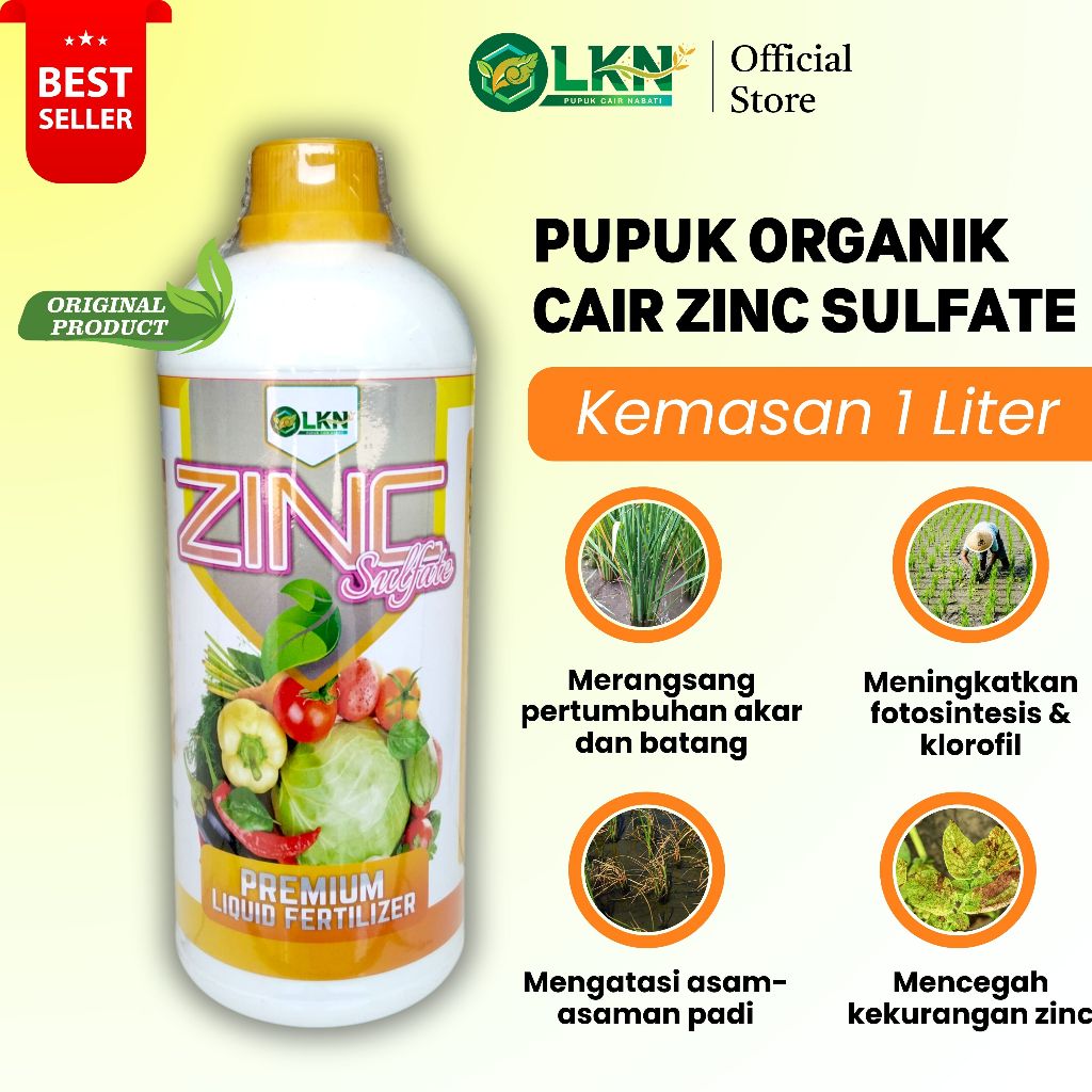 PUPUK CAIR ORGANIK ZINC SULFATE 1LITER