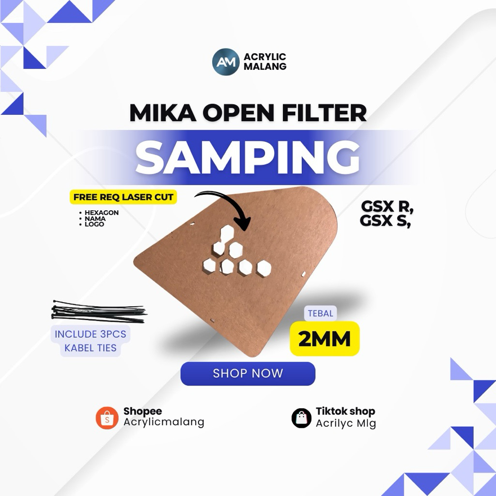 Mika samping TB GSX R/S 150 Laser Cut