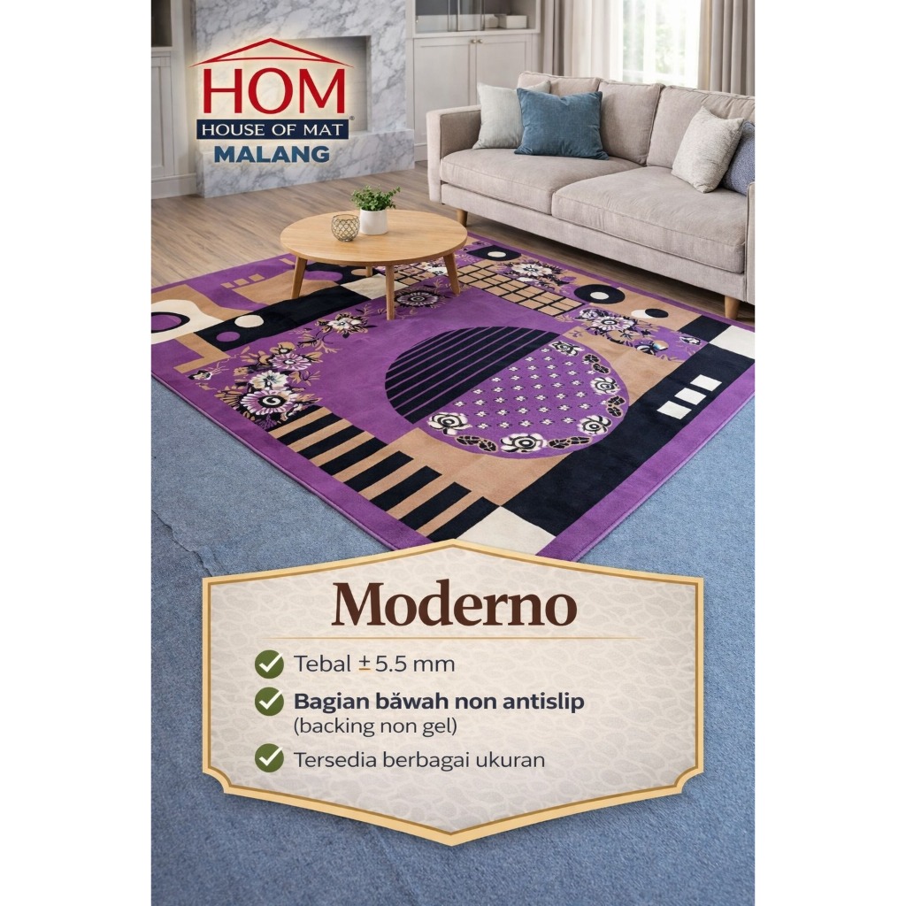 HOM Malang | Permadani Karpet Moderno 260 x 330