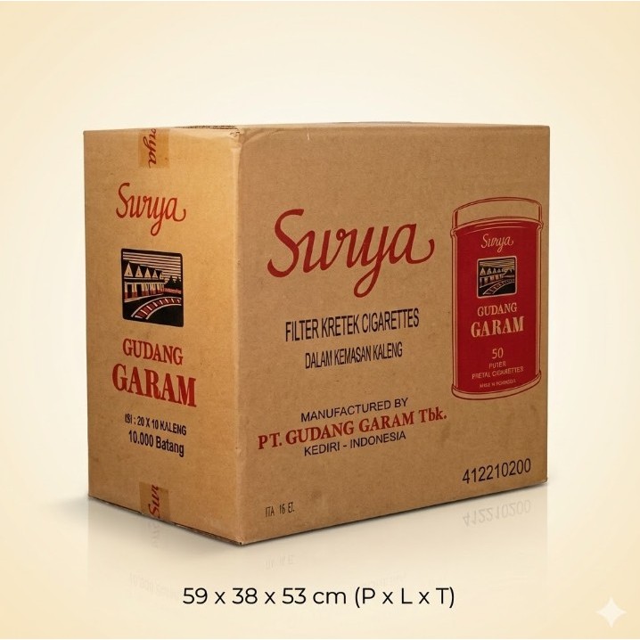 Kardus Packing / Karton / Dus Tebal 2 Layer Ukuran Besar & Jumbo Untuk Pindahan (Grup Gudang Garam)