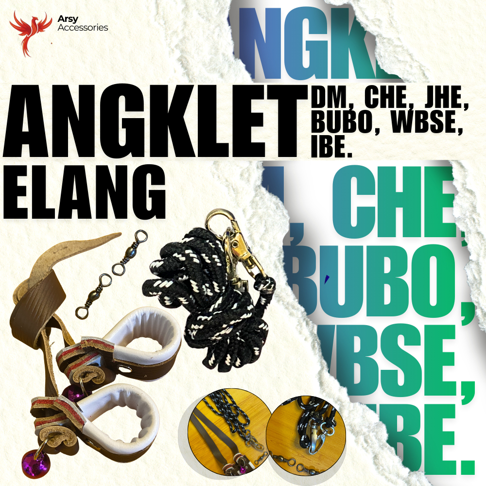 Angklet /tali kaki burung hantu elang/ DM, CHE,JHE,BUBO,WBSE,IBE