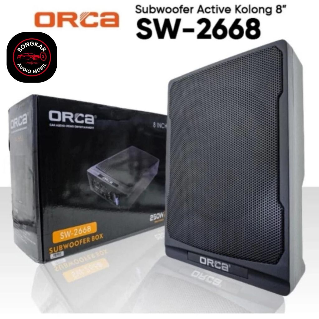 SUBWOOFER SLIM 7 INCH ORCA SW-2663/SUBWOOFER KOLONG AKTIF ORCA