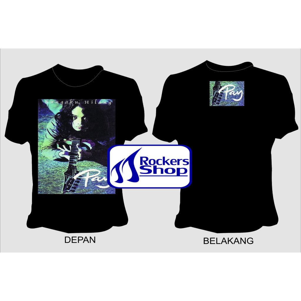 KAOS PAY ALBUM BANGAKU HILANG GITARIS BIP BIPERS SLANK SLANKERS BAND ROCK LAWAS LEGENDA