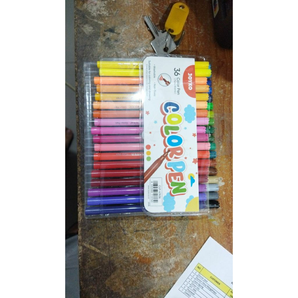 pen color joyko 24 warna