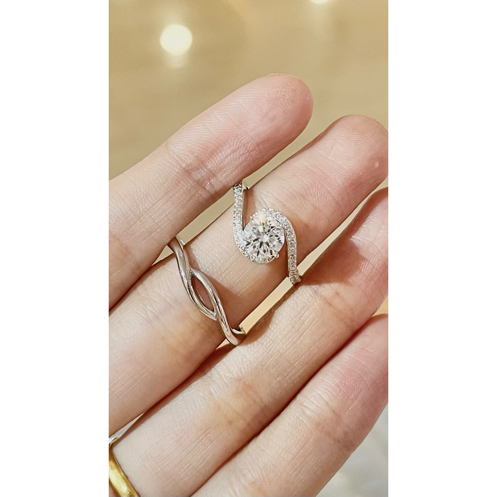 cincin couple permata moissanite
