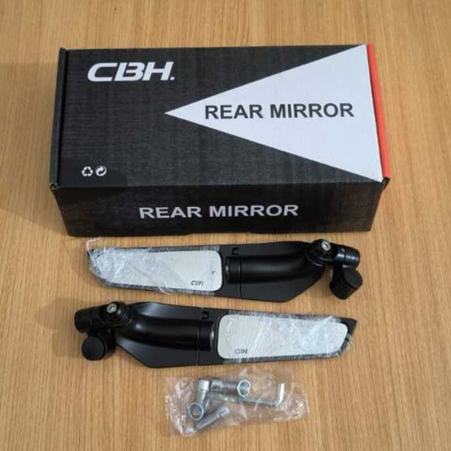 Spion winglet Merk CBH Kaca putih