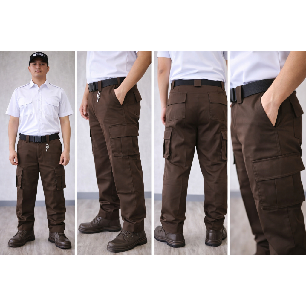 CELANA PDL SATPAM / SECURITY HITAM KATUN HALUS
