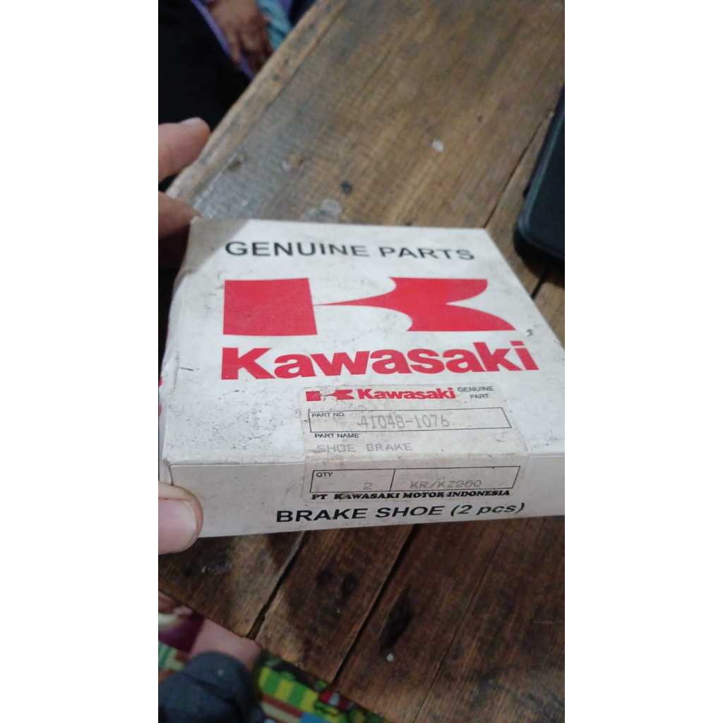 ( NOS ) 41048-1076 KAMPAS REM BELAKANG TROMOL ORIGINAL KAWASAKI NINJA M NINJA KIS