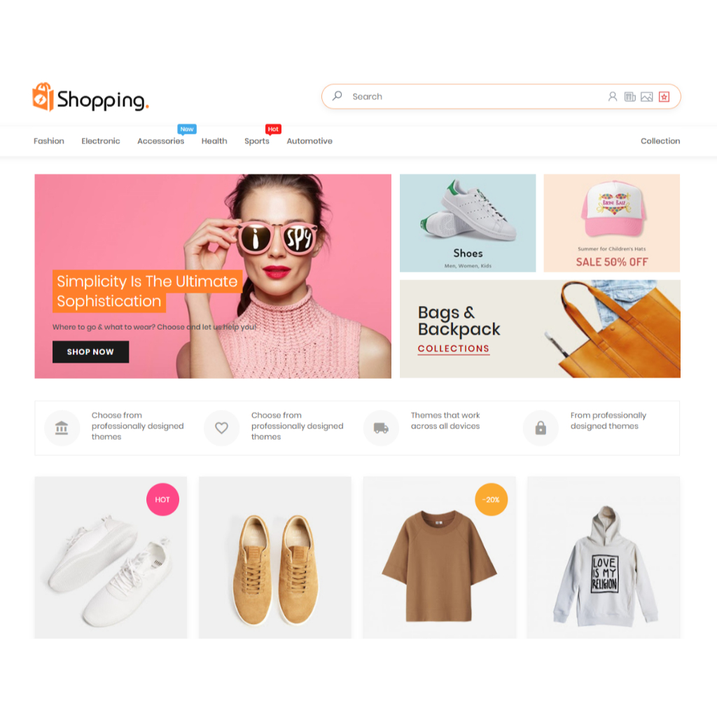 Shopping AMP HTML Template Blogger | Template Toko Online AMP SEO Friendly