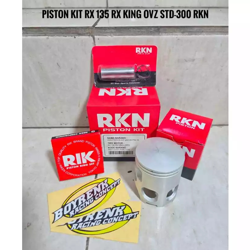 PISTON SEHER SEKER KIT RXK RX K 3KA RXKING RX 135 I RX KING OVZ STD s/d 300 RIK RKN RIKEN - BOYRENK 