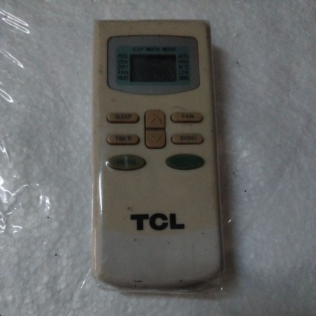 REMOTE AC MERK TCL ORIGINAL