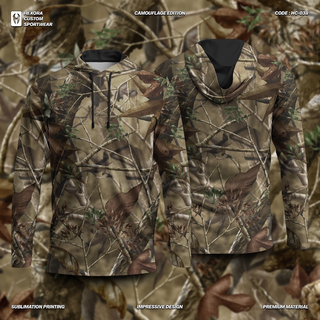 Baju Kamuflase Hunting Brown