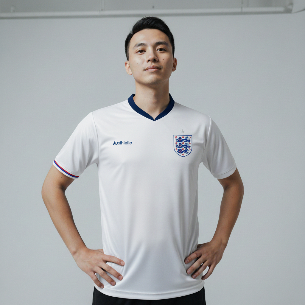 ATHLETIC SPORTWEAR - Jersey Bola Fantasy England Home 2023-2024 Fullprinting Casual - Atasan