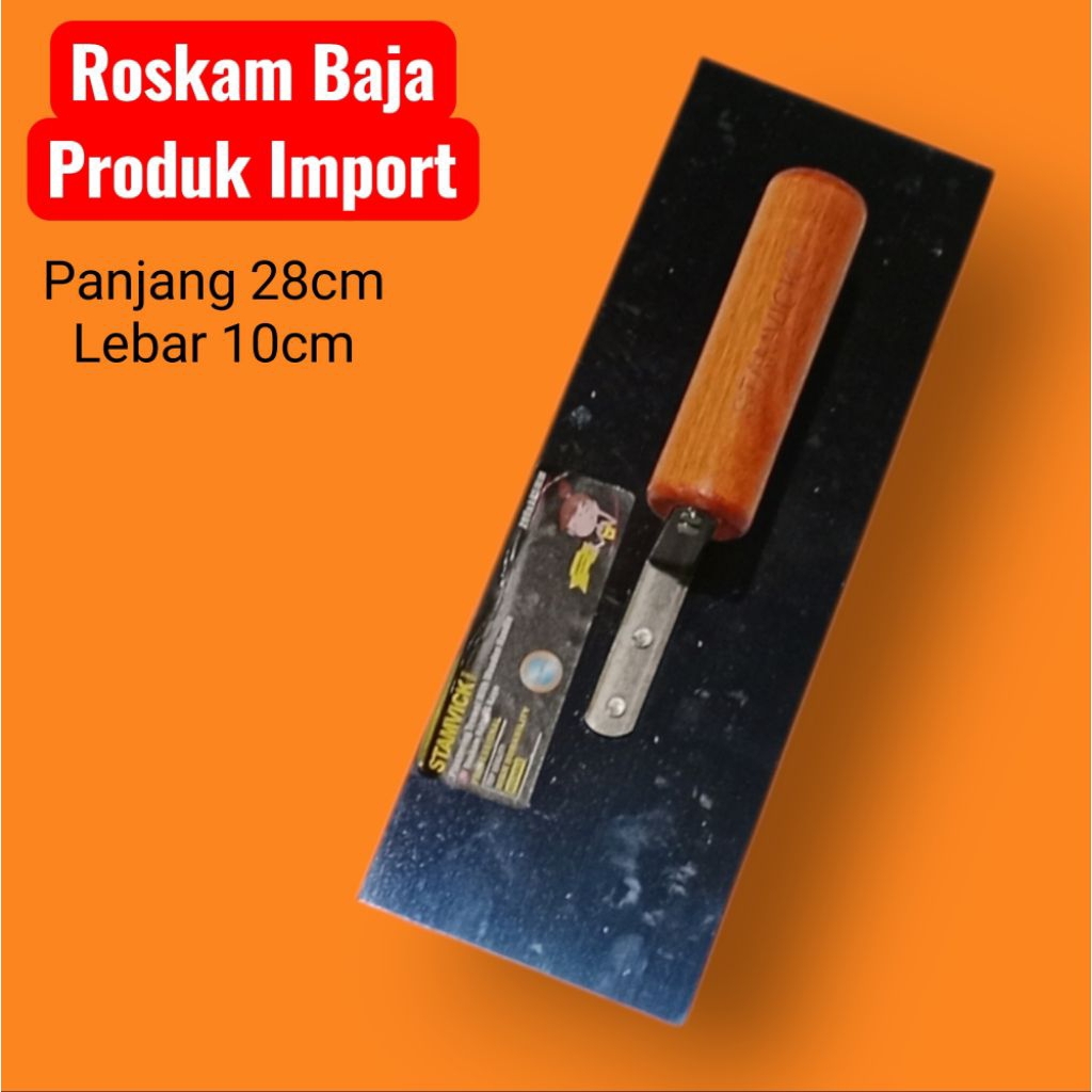 Roskam Baja Karbon 28cm - Roskam Acian Import - Ringan, Kuat & Kokoh