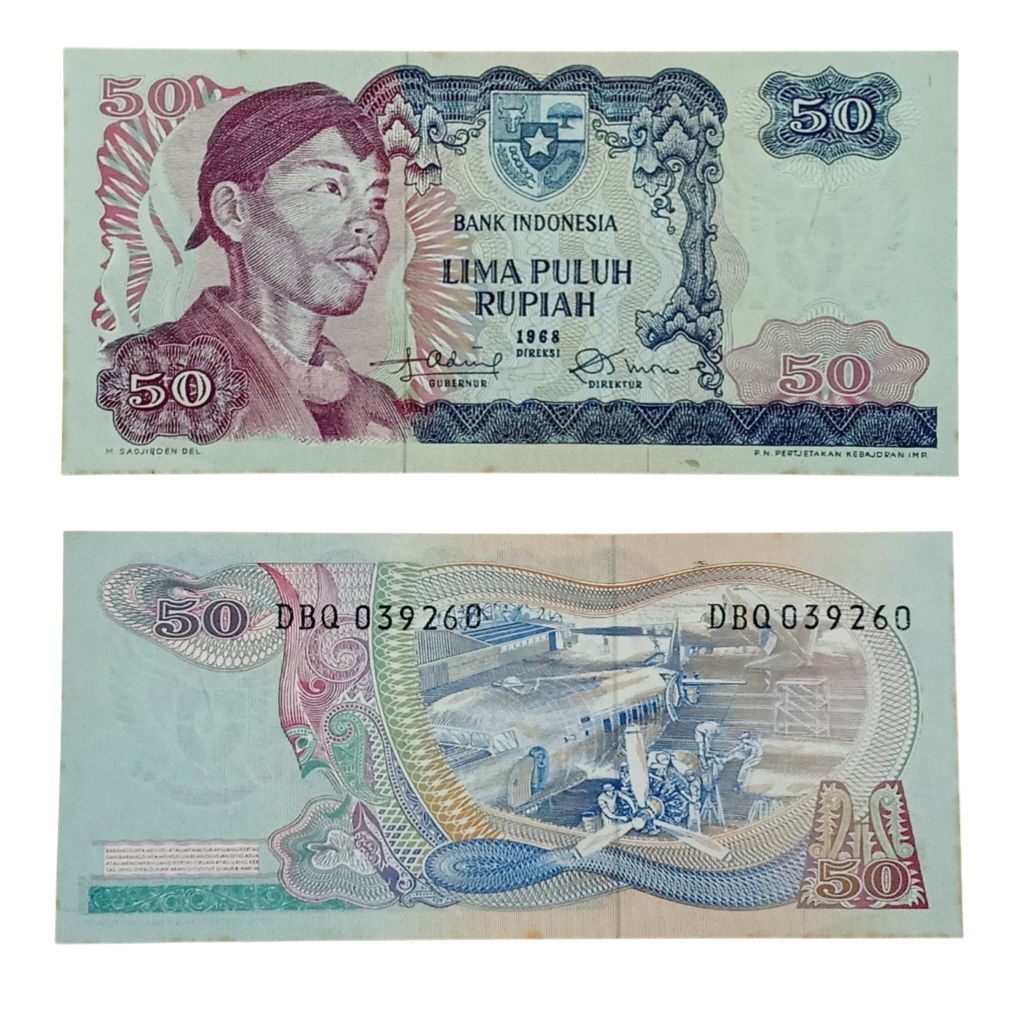Uang Kuno 50 rupiah Sudirman