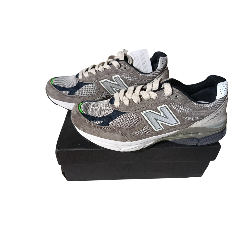 Sepatu Running NB 990 Grey New