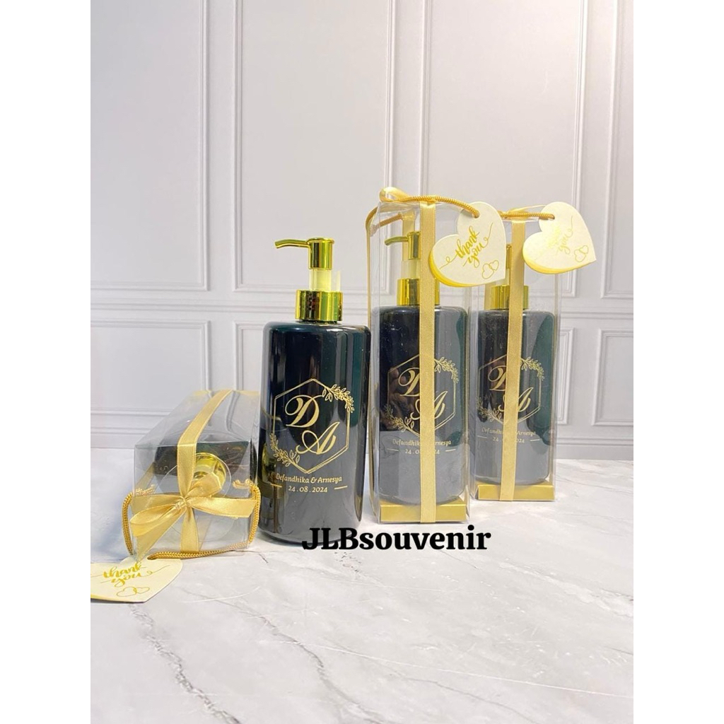 Botol Sabun Glossy 250ml cetak Sablon dan kemas