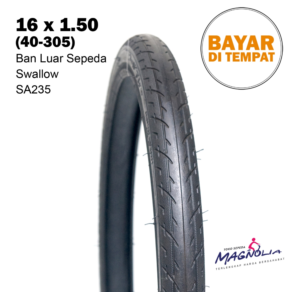 Ban luar Sepeda Lipat 16 x1.50 Swallow